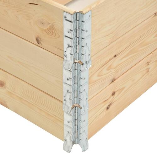 Pallerammer 3 stk. 50x100 cm massivt fyrretræ