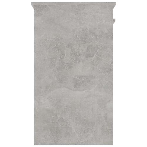 Skrivebord 90x45x76 cm konstrueret træ betongrå
