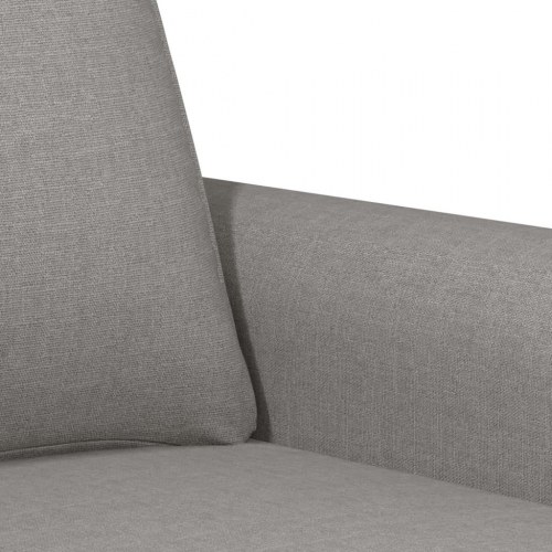 2-personers sofa i stof 120 cm lysegrå