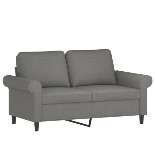 2-personers sofa 120 cm stof mørkegrå