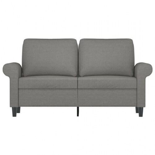 2-personers sofa 120 cm stof mørkegrå