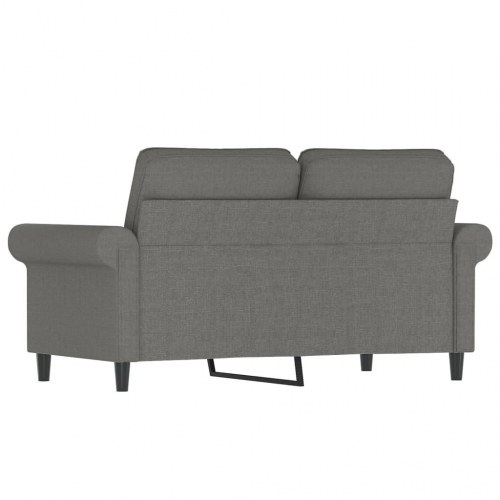 2-personers sofa 120 cm stof mørkegrå