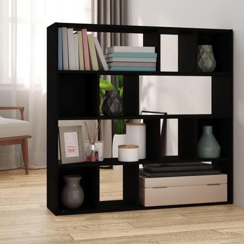Bogreol/rumdeler 105x24x102 cm sort
