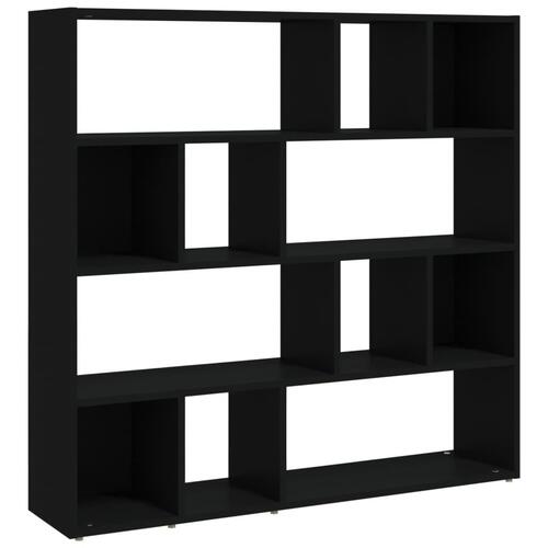 Bogreol/rumdeler 105x24x102 cm sort