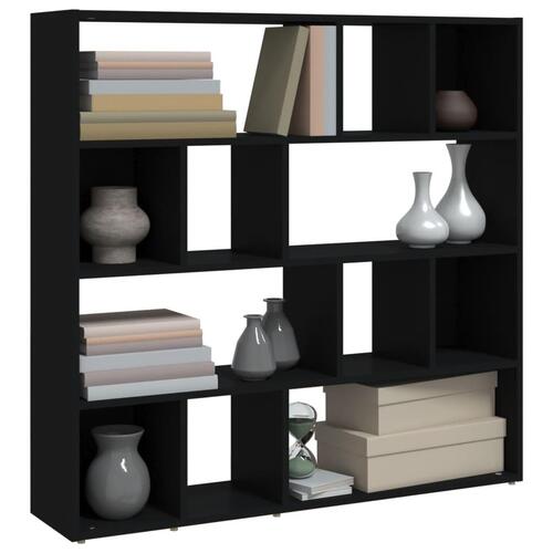 Bogreol/rumdeler 105x24x102 cm sort