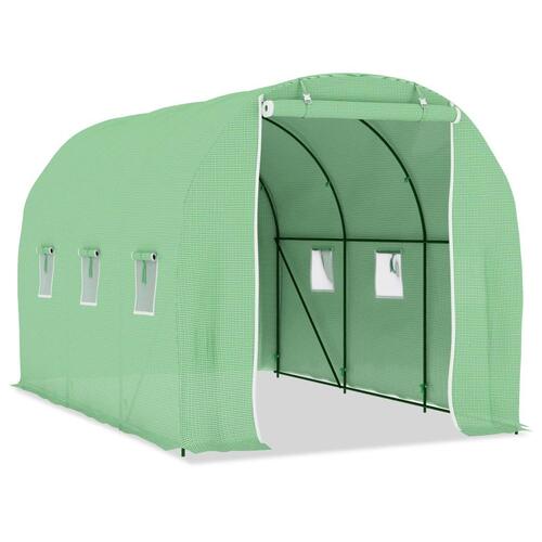 Drivhus 6,86 m² 3,43x2x2 m