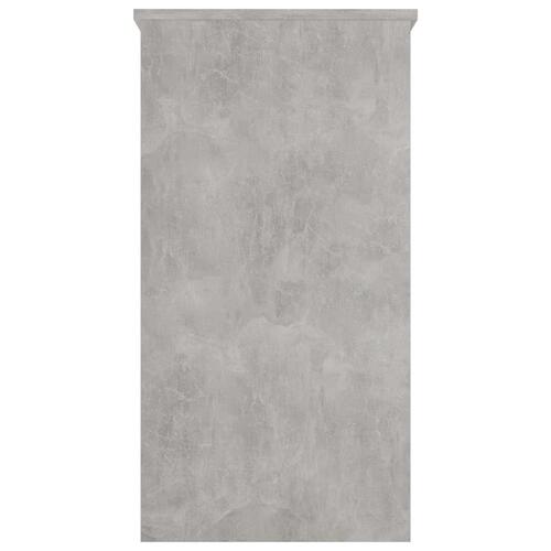 Skrivebord 80x40x75 cm konstrueret træ betongrå