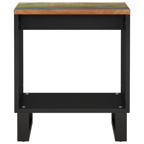 Sofabord 40x31x46 cm massivt genbrugstræ og konstrueret træ