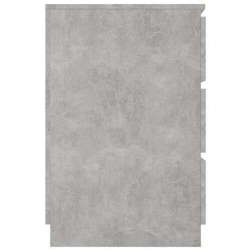 Skrivebord 140x50x77 cm konstrueret træ betongrå