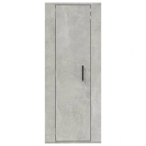 Væghængt tv-skab 40x34,5x100 cm betongrå