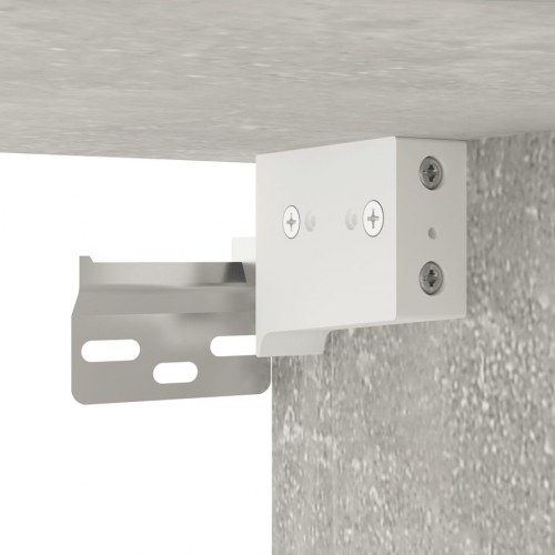Væghængt tv-skab 40x34,5x100 cm betongrå