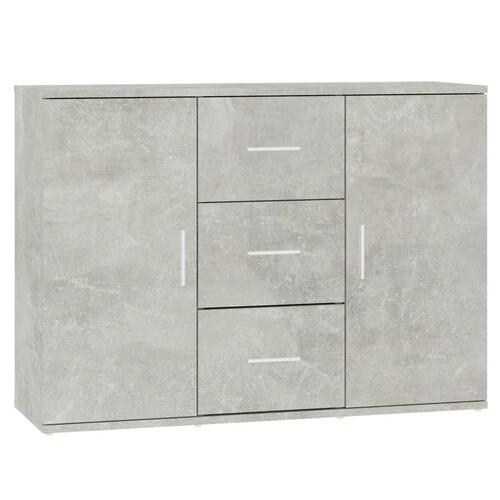 Skænk 91x29,5x65 cm konstrueret træ betongrå