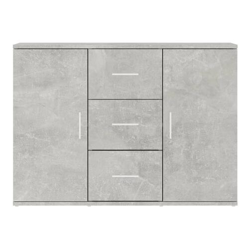 Skænk 91x29,5x65 cm konstrueret træ betongrå