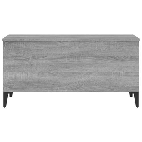 Sofabord 90x44,5x45 cm konstrueret træ sonoma-eg grå