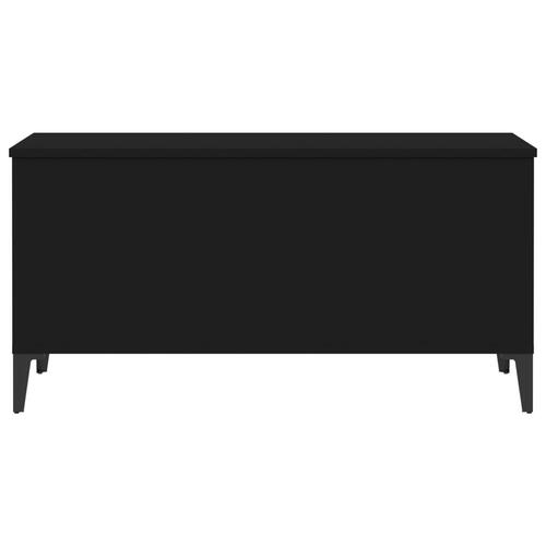 Sofabord 90x44,5x45 cm konstrueret træ sort