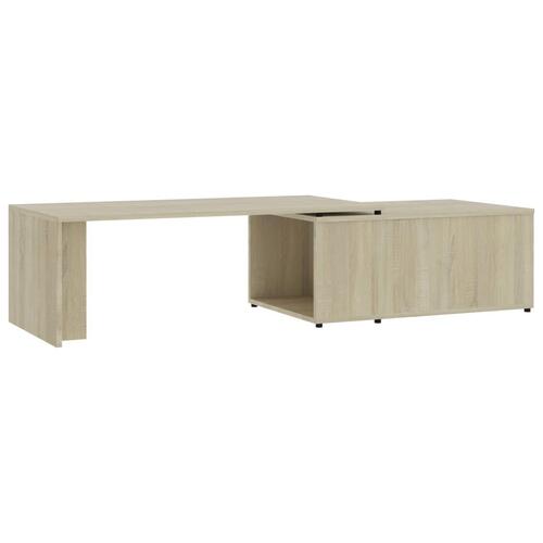 Sofabord 150x50x35 cm konstrueret træ sonoma-eg