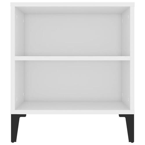 Tv-bord 102x44,5x50 cm konstrueret træ hvid