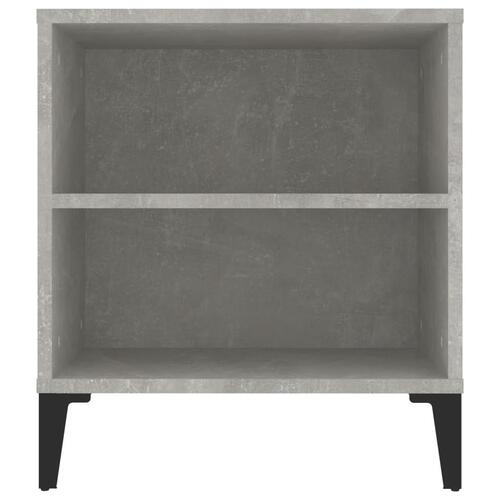 Tv-bord 102x44,5x50 cm konstrueret træ betongrå