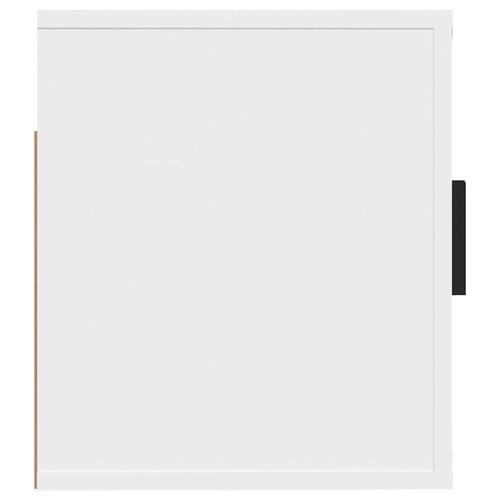 Væghængt tv-skab 57x34,5x40 cm hvid
