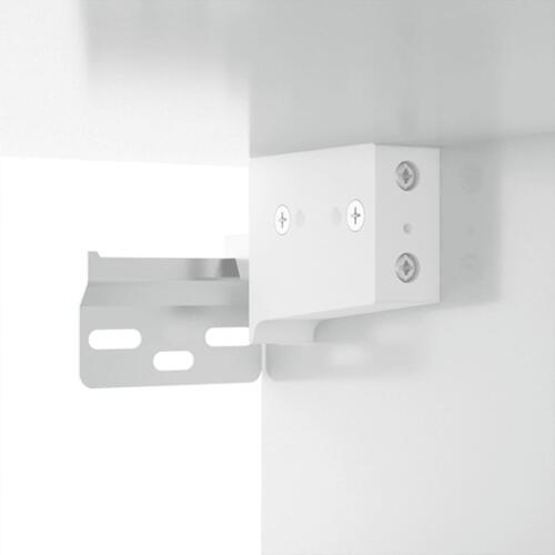 Væghængt tv-skab 100x34,5x40 cm hvid højglans