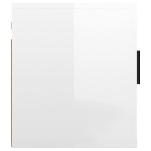 Væghængte tv-skabe 2 stk. 40x34,5x40 cm hvid højglans