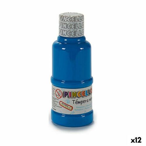 Tempera Neon Blå 120 ml (12 enheder)