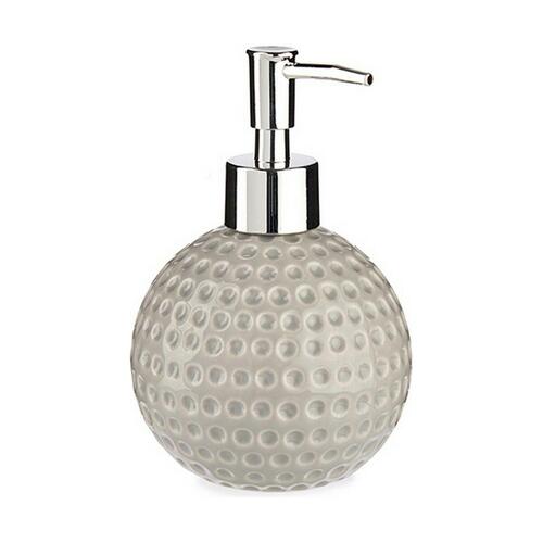Sæbedispenser Golf Keramik Grå Metal 12 enheder (300 ml)