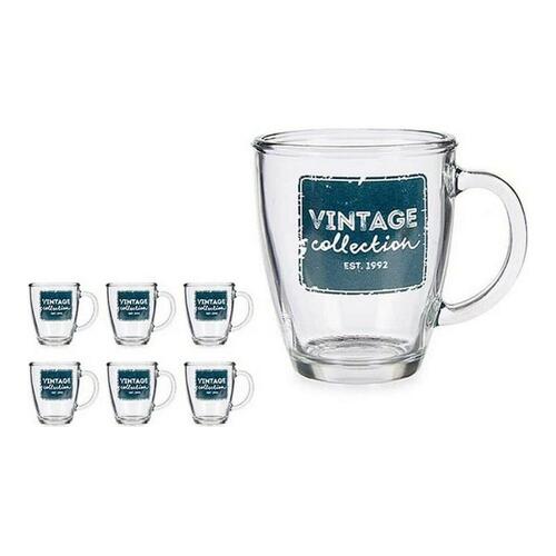 Krus Vintage Gennemsigtig Glas 320 ml