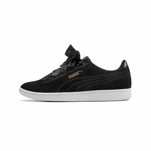Sportssneakers til damer Puma Vikky Ribbon SD Sort 40