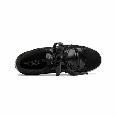 Sportssneakers til damer Puma Vikky Ribbon SD Sort 40