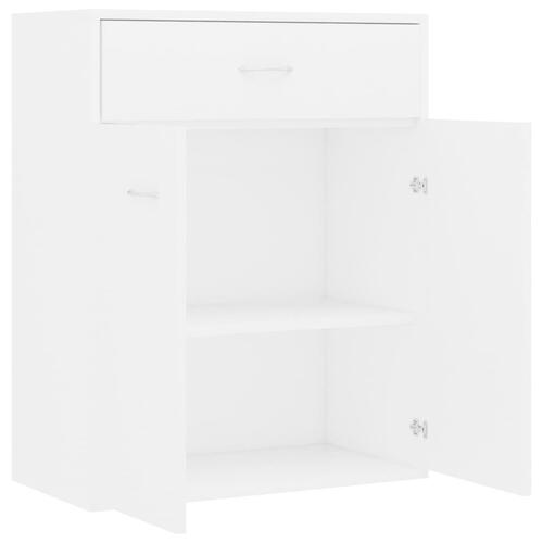 Skænk 60x30x75 cm konstrueret træ hvid