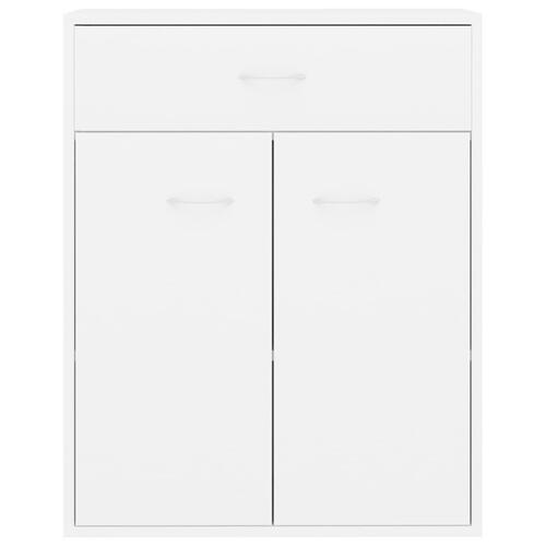 Skænk 60x30x75 cm konstrueret træ hvid