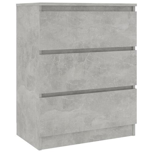 Skænk 60x35x76 cm konstrueret træ betongrå