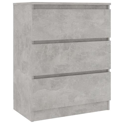 Skænk 60x35x76 cm konstrueret træ betongrå
