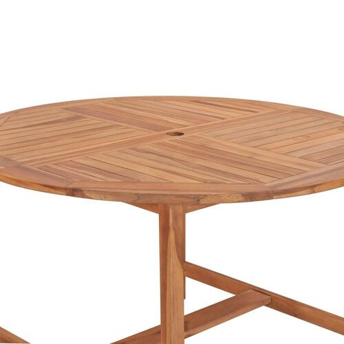 Havebord 120x76 cm massivt teaktræ