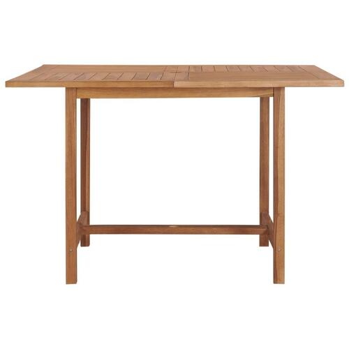 Havebord 120x120x75 cm massivt teaktræ
