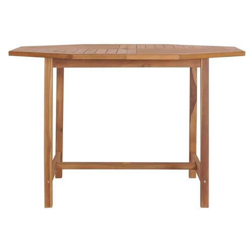 Havebord 120x120x75 cm massivt teaktræ