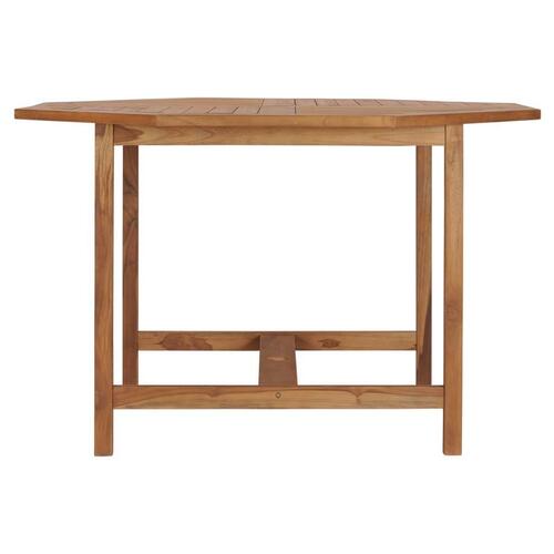 Havebord 120x120x75 cm massivt teaktræ