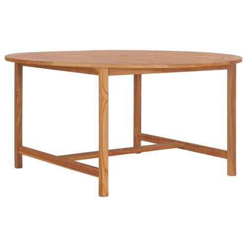 Havebord 150x76 cm massivt teaktræ
