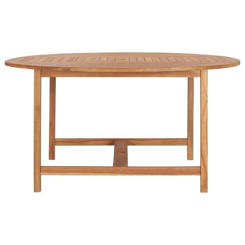 Havebord 150x76 cm massivt teaktræ