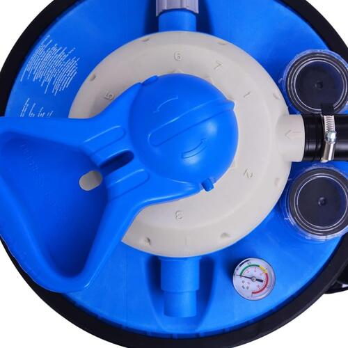 Sandfilterpumpe med timer 550 W 50 l