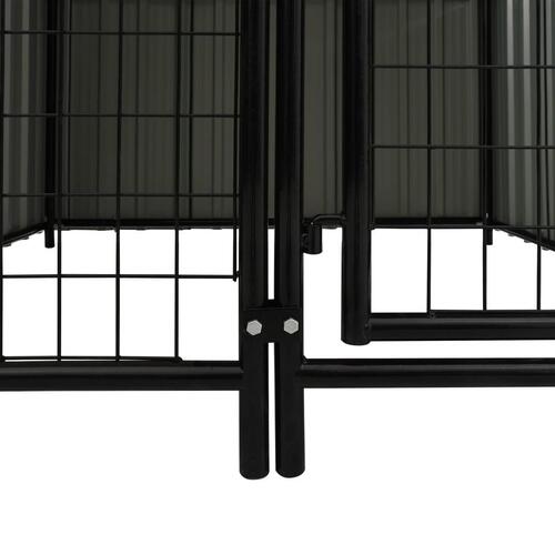 Udendørs hundebur 193x133x164 cm