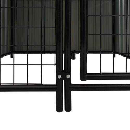 Udendørs hundebur 193x133x116 cm