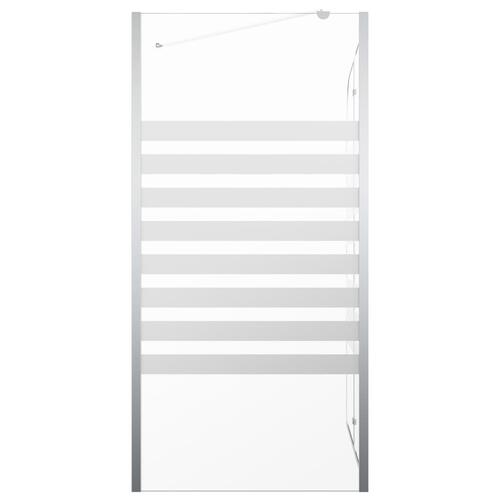 Brusevæg 120x68x130 cm hærdet glas stribet