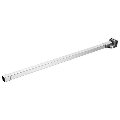 Støttestang til brusevæg 70-120 cm rustfrit stål