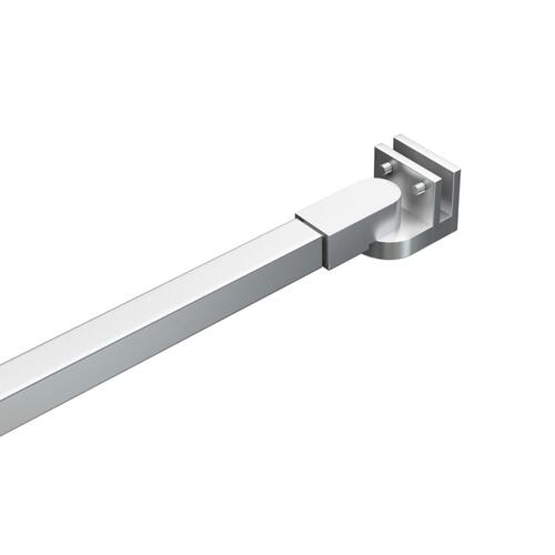 Støttestang til brusevæg 70-120 cm rustfrit stål