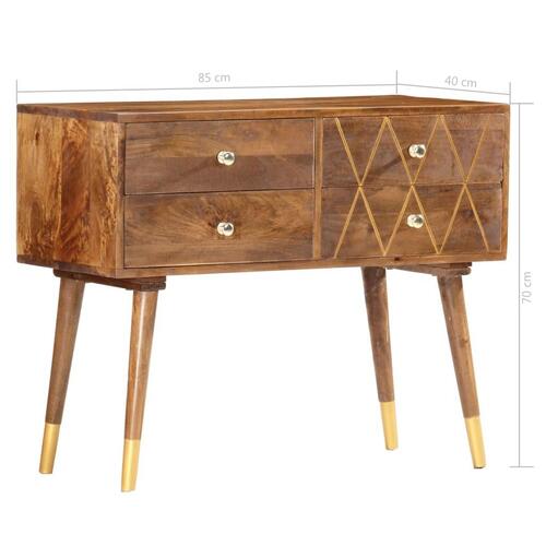 Skænk 85x40x70 cm massivt mangotræ