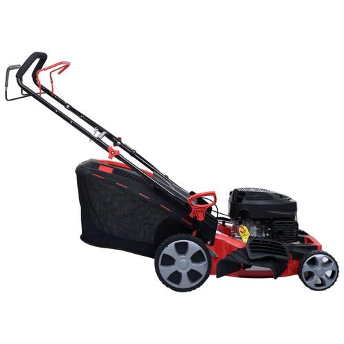 4-i-1 benzindrevet plæneklipper 46 cm 3,4 HK stål