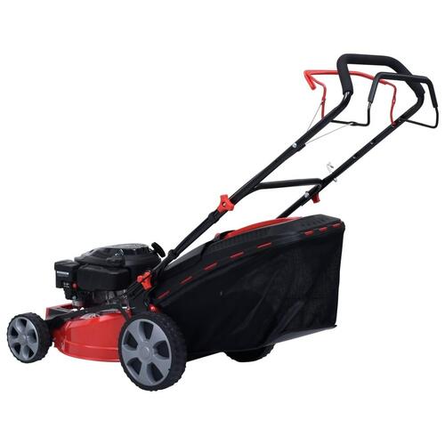 4-i-1 benzindrevet plæneklipper 46 cm 3,4 HK stål