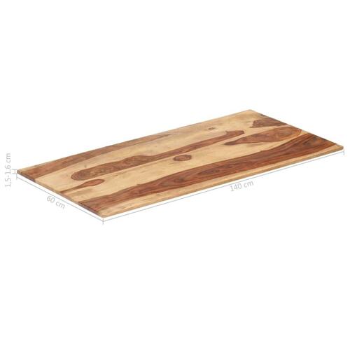 Bordplade 15-16 mm 60x140 cm massivt akacietræ